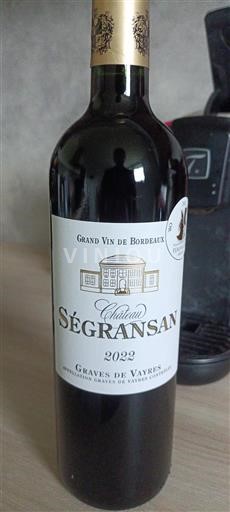 Burdeos Graves-de-vayres Château Ségransan 2022