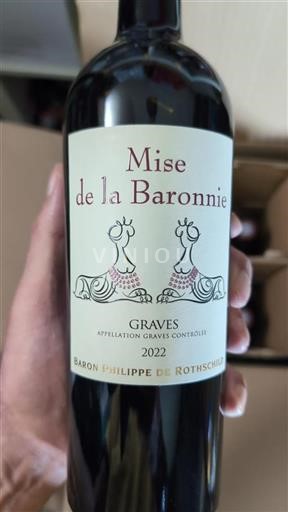 Bordéus Graves Baron Philippe de Rothschild Mise de la Baronnie 2022