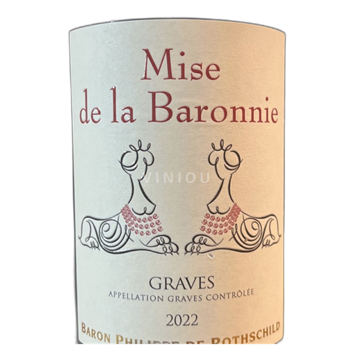 Bordeaux Graves Baron Philippe de Rothschild Mise de la Baronnie 2022