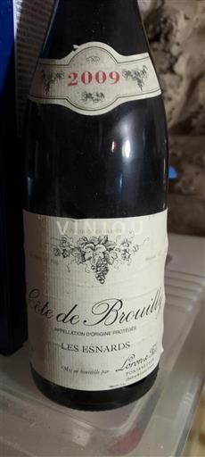 Beaujolais Côte-de-brouilly Loron Fils Les Esnards 2009
