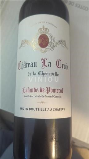 Bordeaux Lalande-de-Pomerol Château La Croix de la Chenevelle 2018