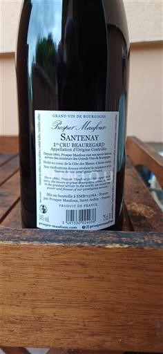 Burgund Santenay Premier Cru Prosper Maufoux 1er Cru Beauregard 2017