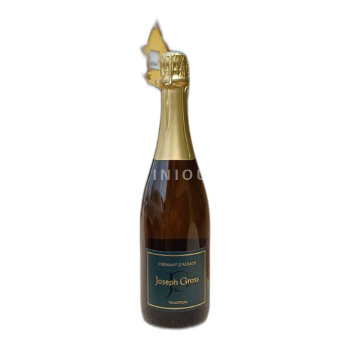 Vin Effervescent Blanc brut Tradition Joseph Gross 2023 France Alsace Crémant-d'alsace AOC Grand Cru