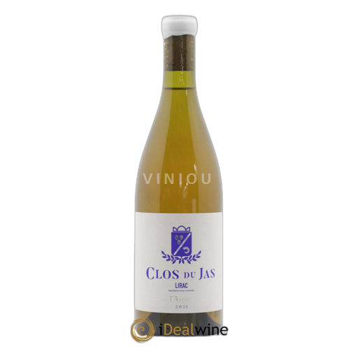 Vin Blanc sec L'aspre Clos du jas 2022 France Vallée du Rhône Lirac AOC