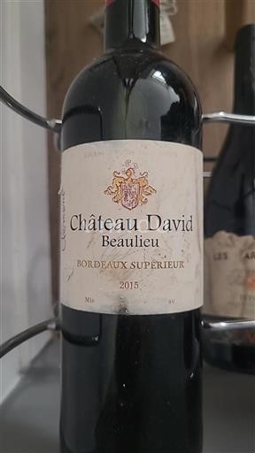 Bordéus Bordeaux Superior Château David Beaulieu 2015
