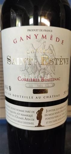 Languedoc Corbières-boutenac Château Saint Estève Ganymède 2019