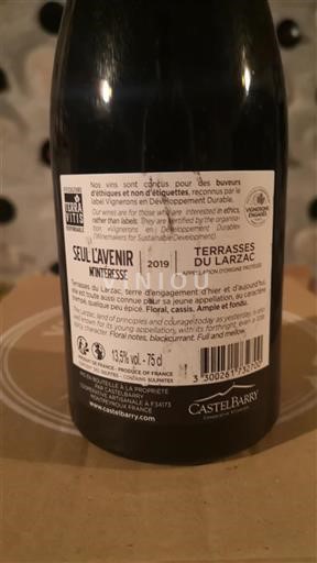 Langvedok Terrasses-du-Larzac CastelBarry Seul l'Avenir m'Intéresse 2019