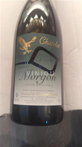 Vin Rouge sec L'instant Chatelet 2016 France Beaujolais Morgon AOC