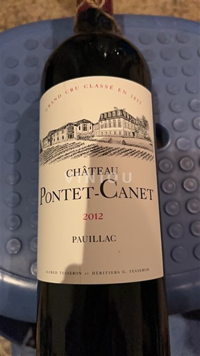 Bordeaux Pauillac Grand Cru Château Pontet-Canet 2012