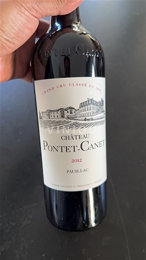 Bordeaux Pauillac Grand Cru Château Pontet-Canet 2012