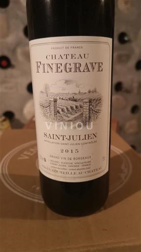 Bordéus Saint-Julien Château Finegrave 2015