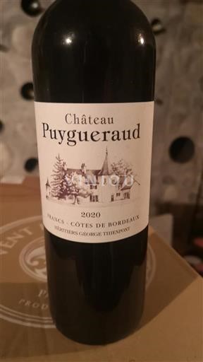 Bordeaux Francs-Côtes-de-Bordeaux Château Puygueraud 2020