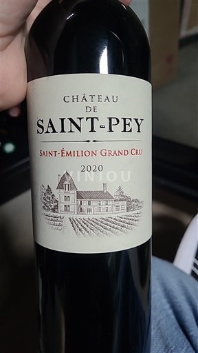 Bordeaux Saint-Émilion Grand Cru Grand Cru Château Saint-Pey 2020