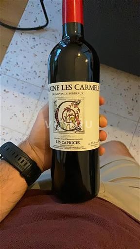 Bordeaux Côtes-de-Bordeaux Domaine Les Carmels Les Caprices Neročník