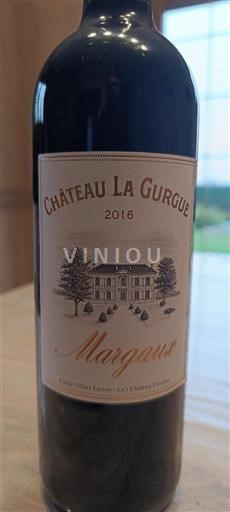 Bordeaux Margaux Château La Gurgue 2016