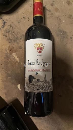 Bordeaux Saint-Émilion Grand Cru Grand Cru Côtes Rocheuses 2016