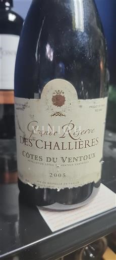 Rhônen laakso Määrittelemätön Des Challières Grande Réserve 2005