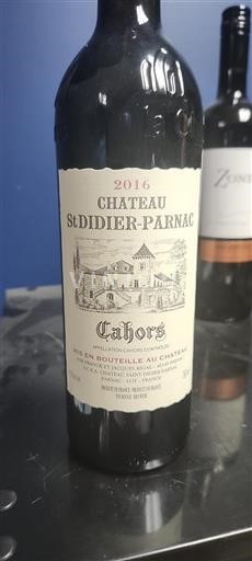 Lounais-Ranska Cahors Château St Didier-Parnac 2016