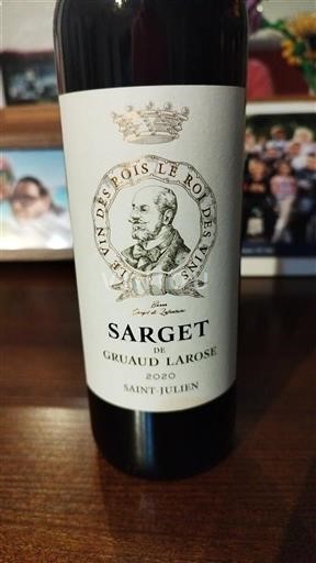 Bordeaux Saint-Julien Grand Cru Gruaud Larose Sarget 2020