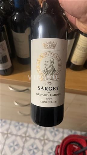 Bordeaux Saint-Julien Grand Cru Gruaud Larose Sarget 2020