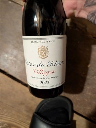 Thung lũng Rhône Côtes-du-rhône-villages Côtes du Rhône 2022