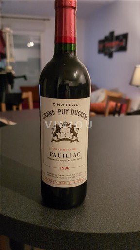 Bordeaux Pauillac Grand Puy Ducasse 1996