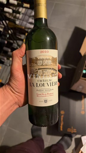 Bordeaux Pessac-Léognan Château La Louvière 2010