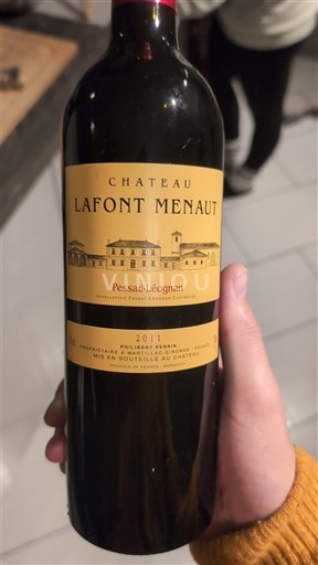 Bordeaux Pessac-Léognan Château Lafont Menaut 2011