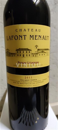 Bordeaux Pessac-Léognan Château Lafont Menaut 2011