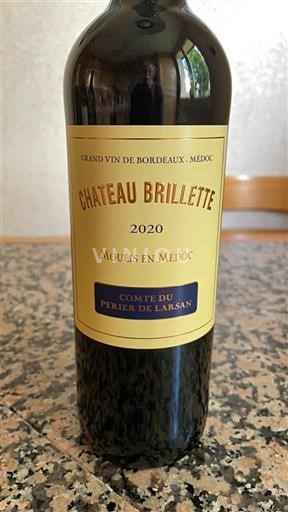 Burdeos Moulis-en-Médoc Château Brillette Comte du Perier de Larsan 2020