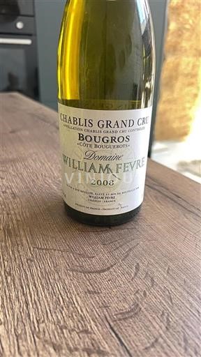 Borgoña Chablis Grand Cru Grand Cru Domaine William Fèvre Bourogne C%c3%b4te Bouguerots 2008