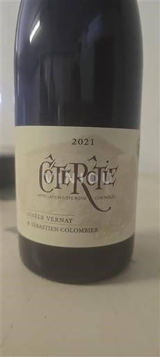 Rhône Valley Côte-Rôtie Gisèle Vernay & Sébastien Colombier 2021