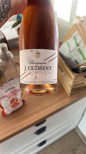 Champaña Champán J. Clément Brut Sin añada