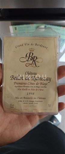 Bordeaux Nespecifikováno Château Bellot de Ramezay 1998
