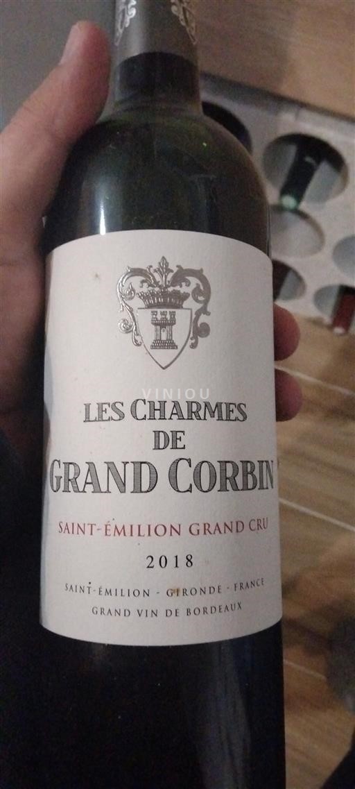 Bordeaux Saint-Émilion Grand Cru Grand Corbin Les Charmes de Grand Corbin 2018