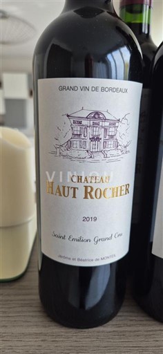 Bordeaux Saint-Émilion Grand Cru Grand Cru Château Haut Rocher 2019