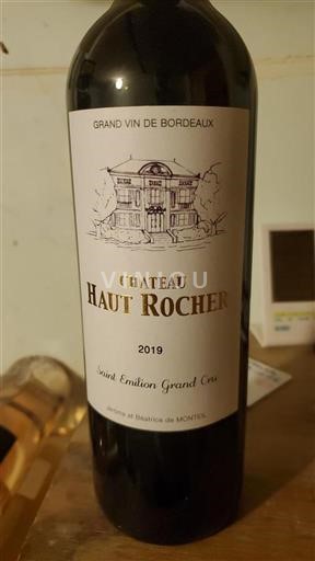 Bordeaux Saint-Émilion Grand Cru Grand Cru Château Haut Rocher 2019