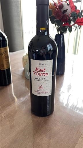 Southwest Madiran Vignobles Marie Maria Montus 2016