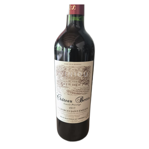 Bordeaux Saint-Émilion Grand Cru Château Bertin prestige 2017