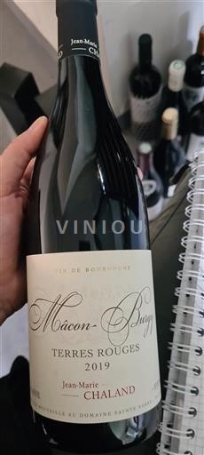 Borgoña Mâcon y Mâcon-villages Jean-Marie Chaland Terres Rouges 2019