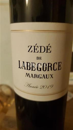 Burdeos Margaux Labegorce Zédé de Labegorce 2019