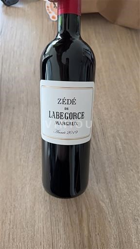 Bordeaux Margaux Labegorce Zédé de Labegorce 2019