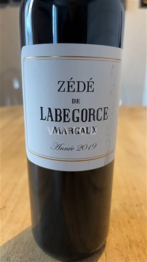 Burdeos Margaux Labegorce Zédé de Labegorce 2019