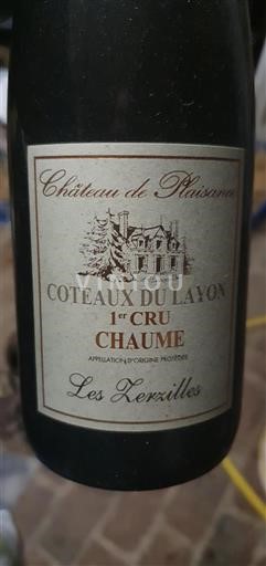 Loiretal Coteaux-du-Layon Premier Cru Château Plaisance Les Zerzilles Ohne Jahrgang
