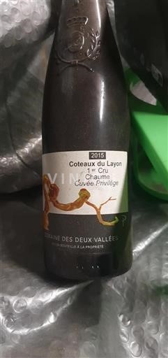 Loiretal Coteaux-du-Layon Domaine Des Deux Vallées Privilège 2015