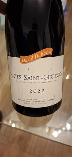 Burgundija Nuits-Saint-Georges David Duband 2022