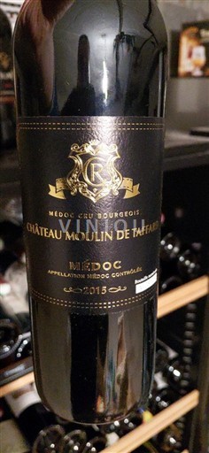 Bordeaux Médoc Cru Bourgeois Château Moulin de Taffard 2015