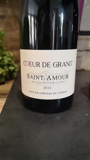 Beaujolais Saint-Amour Château Cave du de Chénas Coeur de Granit 2023
