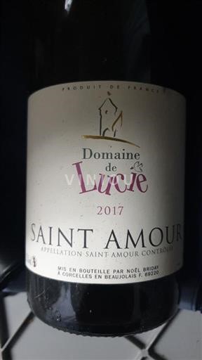 Beaujolais Saint-Amour Domaine Lucie 2017