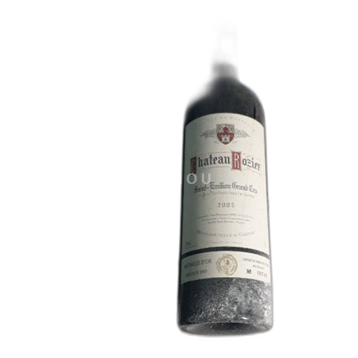 Vin Rouge sec Château Rozier 2005 France Bordeaux Saint-Émilion Grand Cru AOC Grand Cru